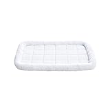 Amazon Basics - Gepolstertes Haustierbett mit Rand - 89 x 56