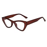 WQZYY&ASDCD Sonnenbrille Herren Damen Blaulicht Brille Frauen Brille Cat Eye Frame Shades Transparent Ocean Lens Uv400 Eyewear-Anti_Blue_Lig
