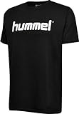 Hummel Herren Hmlgo Cotton Logo T shirts, Schwarz, L EU