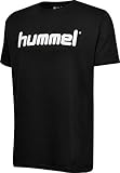 Hummel Herren Hmlgo Cotton Logo T shirts, Schwarz, L EU