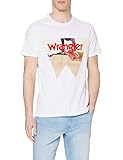 Wrangler Mens Photo W Tee T-Shirt, REAL White, S