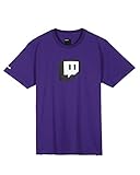 Twitch-T-Shirt mit Glitch-Logo - Lila M