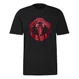 adidas Manchester United 2021-22 Herren T-Shirt mit Logo, schwarz, M