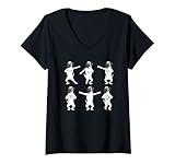 Damen Dogge Dad Hundebesitzer Männer Deutsche Dogge T-Shirt mit V