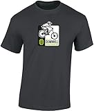 T-Shirt: Downhill Madness - Fahrrad Geschenke für Damen & Herren Mann Männer Frau-en - Radfahrer Mountain-Bike MTB BMX - Biker - Rennrad - Tour - Outdoor - Dirt - Freeride - Trail - Cross (XL)
