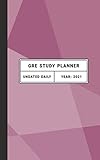 GRE Study Planner: Undated daily planner for the GRE exam. Use for GRE study plan and organizing GRE prep. Ideal for staying productive when preparing for the ETS GRE test and setting GRE p