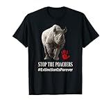 Rhinoceros Zitat Stop Poaching T-S