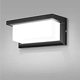 Außenleuchte LED Wandstrahler, 30W Außenlampe Wand mit Bewegungssensor, IP65 Wasserdicht Lampen Aussenbereich Wand Beleuchtung LED, Terassen Balkon Treppenhaus Beleuchtung (30W, kaltweiß)
