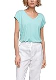 Q/S designed by - s.Oliver Damen 2063418 T-Shirt, Turquoise, XL