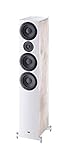 Heco Aurora 700, 3-Wege Standlautsprecher, HiFi-Lautsprecher, Lautsprecherbox für Musik und Heimkino, 1 Stück, Farbe:Weiß