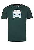 Elkline Herren T-Shirt Methusalem mit VW Bulli Print 1041178, Farbe:Trekking Green, Größe:L