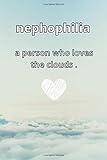 nephophilia a person w