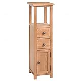Eckschrank Massivholz Eiche Nachttische Modern Mini Einfachheit Schmal Lagerung Schrank Mit 3 Schubladen Nachttische Für Haus Schlafzimmer Möbel 26x26x94