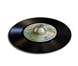 Single Schallplatten Puck oben flach Kegelförmig