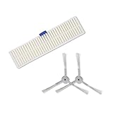 Rowenta ZR740003 Seitenbürsten- und Hocheffizienzfilter-Set 3-teilig | Original-Ersatzteil passend für Explorer 60 Saugrob