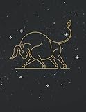 Giant Notebook | Taurus: 550 Pages College Ruled - Extra Large Jumbo Journal Composition Notebook | Zodiac Signs Series (Zodiac Signs - Minimalistic Art)