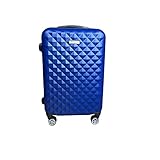 QTC Istanbul Reisekoffer ABS Hartschalenkoffer Trolley Koffer M L XL §er Set(M+L+XL) (M, Line Bordeaux)