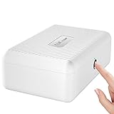 LOCK Biometrischer Tresor [Fingerabdruckerkennung] [Kompakt] Ideal für Scheckbücher, Geld, Schmuck, Ausw