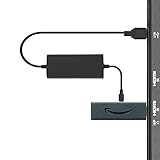 USB Stromkabel-Powerkabel-Ladekabel-Netzkabel für Amazon Fire TV-Stick mit Batterie-Management und Steuernem 2000mAh Lithium-Ionen-Akku-schwarz Kabel Newding