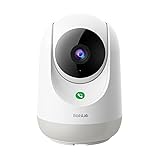 BOTSLAB 2K Überwachungskamera Innen Schwenkbare WLAN IP Kamera mit Bewegungssensor Personenerkennung, 2-Wege-Audio, Nachtsicht für Haustier, Kompatibel mit Alexa, 2,4Ghz WiF