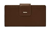 Fossil Logan RFID Tab Clutch Claret R