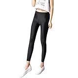 Haiorziyou Damen Stretch Slim Leggings Hosen Einfarbige Übergröße Yoga-Hose Frauen Hohe Taille Bleistifthose Bequeme Elastischer Taille Freizeit Hose Skinny Pants Angenehm W