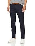 ESPRIT Herren Essential Chino Hose, 400/NAVY, 01/18, 34W / 34L