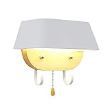 FURUIWUFENG Wandlampe Nordischen Stil Schlafzimmer Nachtwandleuchte mit Haken Wandleuchte Wohnzimmer Gang Wandleuchte Wandlamp