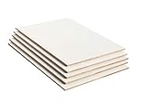 MDF-Platten, weiß, 3 mm (1 Seite), erhältlich in den Größen A0, A1, A2, A3, A4, A5, Halterung für Zeichnungen, Bilderrahmen, Bastelarbeiten, Dekoration, Laser, Malerei (A4) (10 Stück)