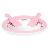 Mini Eismaschine Eismaschine Tablett Home Eismaschine Braten Sie Eismaschine Mini Runde Rühren Joghurt Maschine Niedlich Gebratene Eiswürfel Eispfanne Hausgemachte Eismaschine Fü