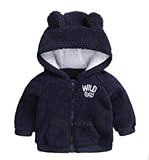 Camidy Kleinkind Mit Kapuze Jacke Mantel Zipper Up Schneeanzug Winter Warm Mit Kapuze Outwear Kleidung für 0- 18 Monate Baby