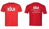 T-Shirt Fanshirt Stadt Unisex Trikot Fußball Köln (L)