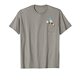 Disney Pinocchio Jiminy Cricket Faux Pocket T-S