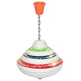 BSTCAR Elektrisch Kreisel mit LED Licht und Musik, Kunststoff Brummkreisel LED Leuchtendes Drift Spielzeug Klassischer Pumpkreisel für Babys Kinder Jungen M