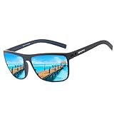 ZENOTTIC Polarisierte Sonnenbrille für Herren Leichte TR90 Rahmen UV400 Schutz Sonnenb