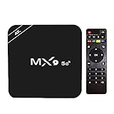 TV Box Android 10TV Box 8GB MX9 RK3228A TV Smart Set-Top-Box 5G-Version 4K High-Definition-Player Dualband-WiFi-Netzwerk-Set-Top-Box Streaming Clients (8G)