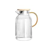 YAZHUANG8 Glaskrug perfekt for den täglichen Gebrauch und unterhaltsamer Außenbereich Füllen Sie mit Limonade,Euro-Tee,Saft und mehr (Size : C)