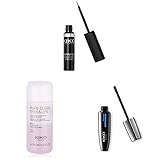 KIKO Milano Definition Waterproof Eyeliner, 4,5 ml + Pure Clean Eyes und Lips + Maxi Mod Waterproof M