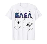 NASA Shirt Raumstation Planeten Asteroiden UFO Astronaut T-S