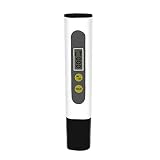 Yililay TDS-Tabelle Wasserqualität-Prüfvorrichtung LCD-Anzeige Teststift (mit Zwei Schlüsseln) weiß Trinkwasser T