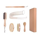 MassagebüRste, DuschbüRste, TrockenbüRste, Heybrush, GesichtsbüRste, KöRperbüRste, BadebüRste, TrockenbüRste KöRper, Cellulite BüRste für Peeling-Massag