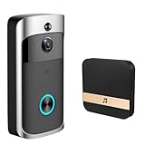 Video Drahtlose Türklingel Bewegungserkennung Visuelle Kamera Türkling Weitwinkel Smart Video Doorbell HD Nachtsicht Zwei-Wege-Stimme Überwachungskamera Türklingel für Z