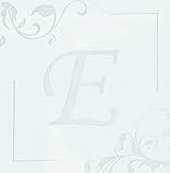 stealstreet ss-ug-hol-9424 3 x 3 Kristall Glas Monogramm Block Buchstabe E Dek