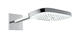 hansgrohe Raindance Select E 300 Duschkopf, Kopfbrause für Wandmontage, 3 Strahlarten, Weiß/C