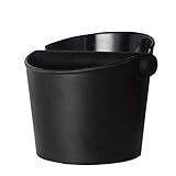puseky Kaffeeklopfbox Kaffee Espresso Zubehör für Zuhause Espresso Mülleimer für Coffee Shop