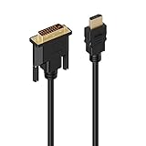 HDMI-kompatibel auf DVI-D-Adapter Videokabel Stecker auf DVI-Stecker DVI-Kabel Schwarz 0,3