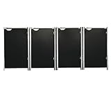 Hide Mülltonnenbox Mülltonnenverkleidung für 4 Mülltonnen 240l Volumen Grau Farbauswahlvariante Schw