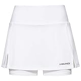 HEAD Mädchen Club Basic Skirt G Skirts, Weiß (White), 140 (9-10 Jahre)