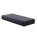 ANSMANN Powerbank 20000mAh & 2.5A Ausgang TÜV geprüft - Power Bank 2 USB Ports & LED Statusanzeige - Ladegerät für alle Handy Smartphone Tablet Apple iPhone iPad Samsung Kindle uvm - Externer Akk