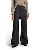 G-STAR RAW Damen Deck Ultra High Waist Wide Leg Jeans, Grau (Vintage Slate Cobler C668-C774), 31W / 34L